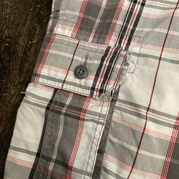 ECKO unltd mens size W-46 Board Shorts plaid - Picture 3 of 7